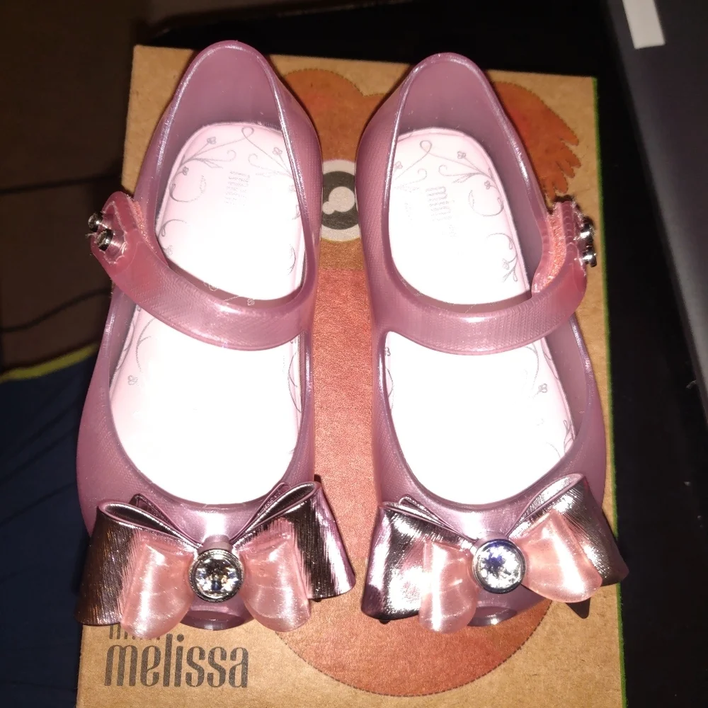Mini Melissa Ultragirl SpecialPink glitterSize 6